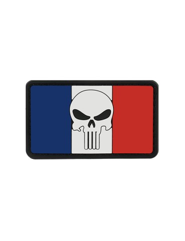 Patch 3D PVC - Skull Flag France
