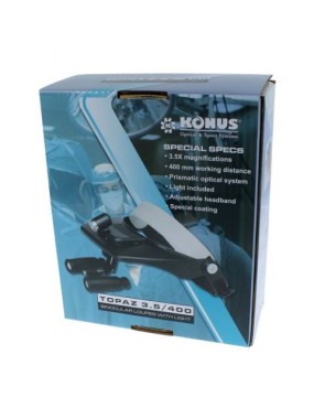 Konus Head MagnifierTopaz Prismatic 3,5x with Illumination 